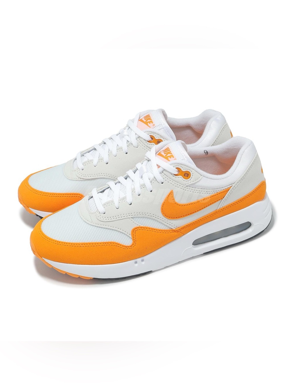 NEW-Nike White & Bright Ceramic Air Max 1 Golf Shoes
